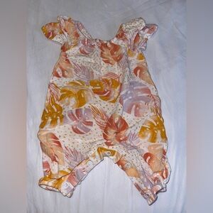 Primark Kids Bodysuit in Pink and Orange Floral